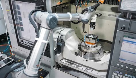 cobots in manufacturing cnc machine tending|tending cnc machine cobot.